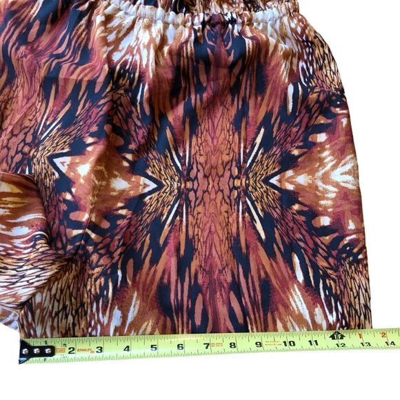 BEBE Printed Chainlink Strap Romper NWT - Picture 11 of 15